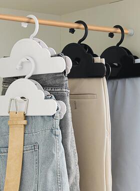 云朵可叠加无痕裤夹衣柜便捷节省空间裤架收纳裤子防褶皱专用夹子