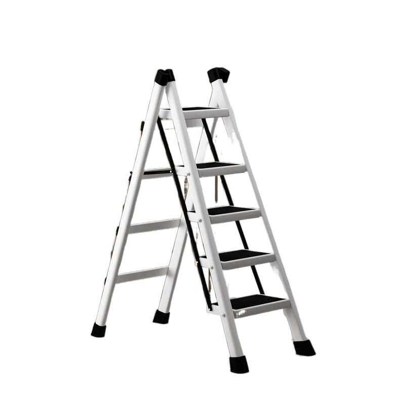 梯子家用折叠伸缩小型轻便三步梯凳多功能人字梯踏步爬梯收缩楼梯