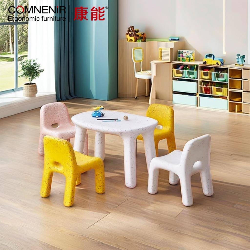 幼儿园儿童小椅子家用桌椅卡通小孩靠背组合网红塑料矮凳可爱板凳