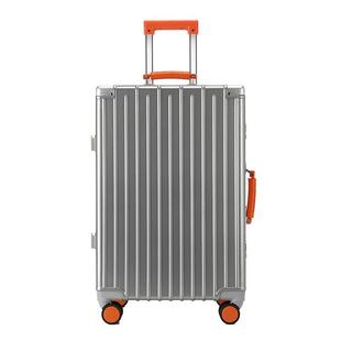 高档Z嫁tkangroo行李箱婚礼色推车箱铝箱框静音万能轮行李箱妆行