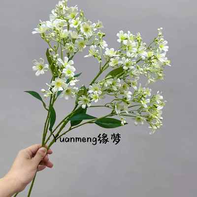 小清新仿真花单枝瑞香花家居桌花装饰品新娘手捧花束配花厂家摆设
