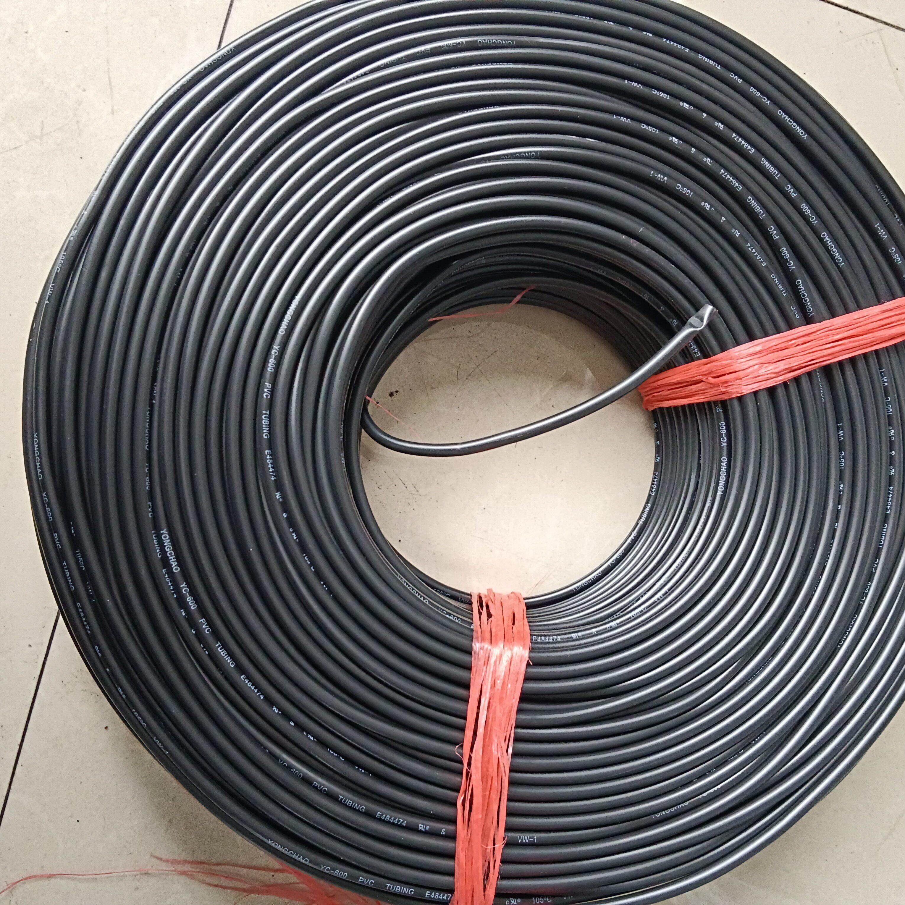 环保PVC亮光内径4mm105℃印字汽车电子线束管电线护套管
