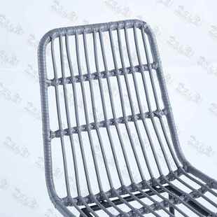 户外桌椅A-2102椅黄藤织休闲靠编椅子阳台花园藤编椅室外厅背休闲