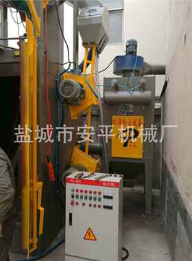 JUX厂家供应 Q376双吊清钩式吊钩抛丸机 铸造清 除砂锈 抛丸理设