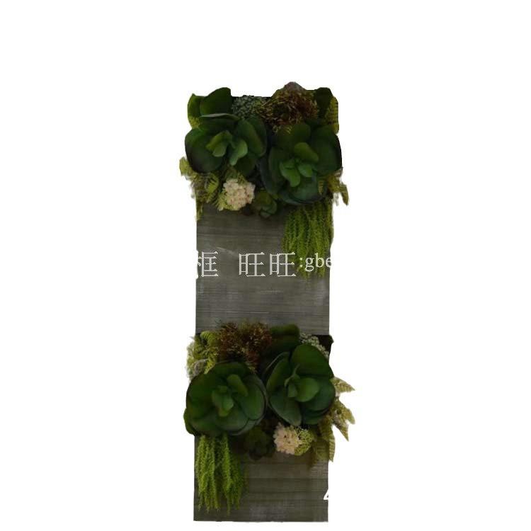 0仿真植物8摆3款绿框园艺仿植创意盆栽家居酒店盆真景植物相框绿