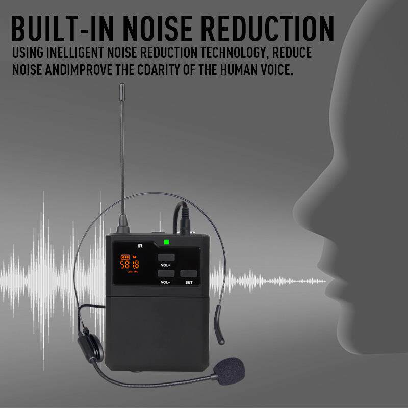 专业无线领夹麦克风一拖八户外演出会议K歌舞台唱歌卡拉OK话筒