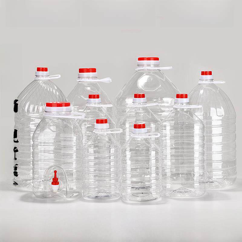 2.5L5L10L 3公斤重透明宠物食用塑料油桶油瓶酒瓶酒桶酒桶酒壶油