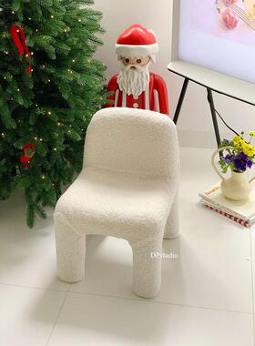 DPstudio网红儿童星空椅宝宝餐桌椅写字靠背幼儿园可爱毛绒小板凳