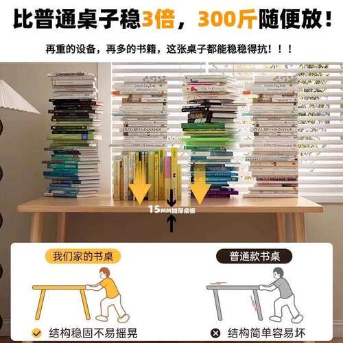 电脑桌出租屋小桌子台式家用简约办公桌卧室书桌出租屋学生写字桌