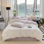 水洗棉磨毛被套单件被单150x200单人学生宿舍被罩1.5被子套