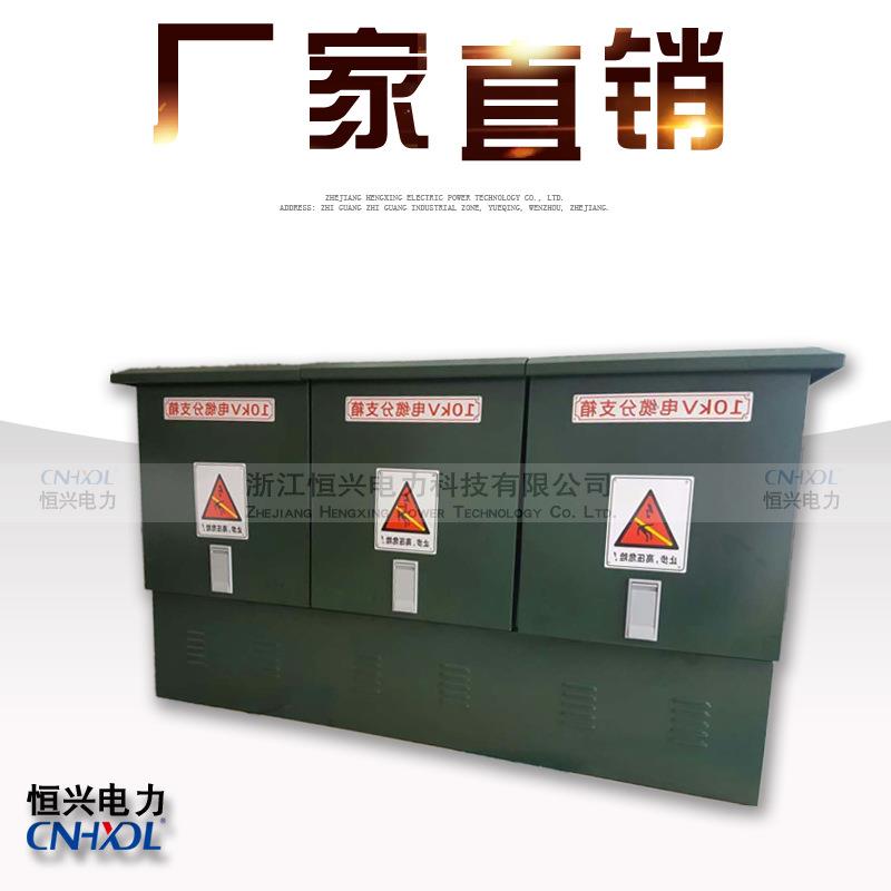 中压10kv欧式电缆分接箱压室外 一进二出不锈钢外壳电缆分线箱