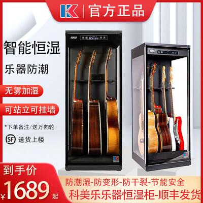 吉他恒湿防潮柜 科美乐C01单除湿柜 C02 PLUS恒湿加湿柜 乐器保养
