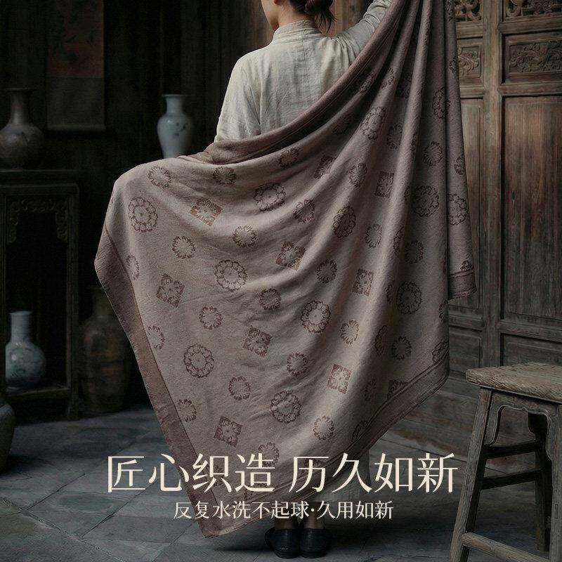 毛航空头等车舱毛毯用午睡飞机毯子轻奢高级感沙发jx33022a盖毯毛
