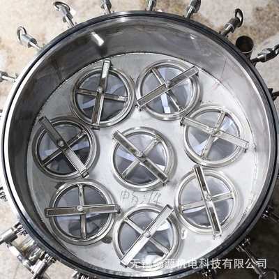不锈钢袋式过滤器滤除悬浮物沉积物颗粒杂质多袋精密布袋过滤器