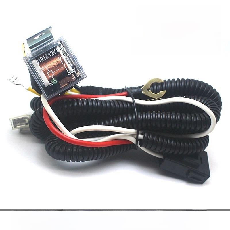 汽车继电器12V 24V汽车喇叭改装线束套件蜗牛喇叭汽车电动喇叭线