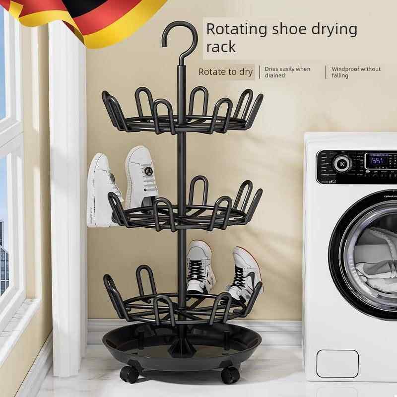 德国晾鞋架不锈钢晾鞋工艺品可旋转阳台晾鞋架多功能挂式晾鞋架,收纳整理,小型晾晒架,淘宝优惠券,粉丝福利购,淘宝优惠卷