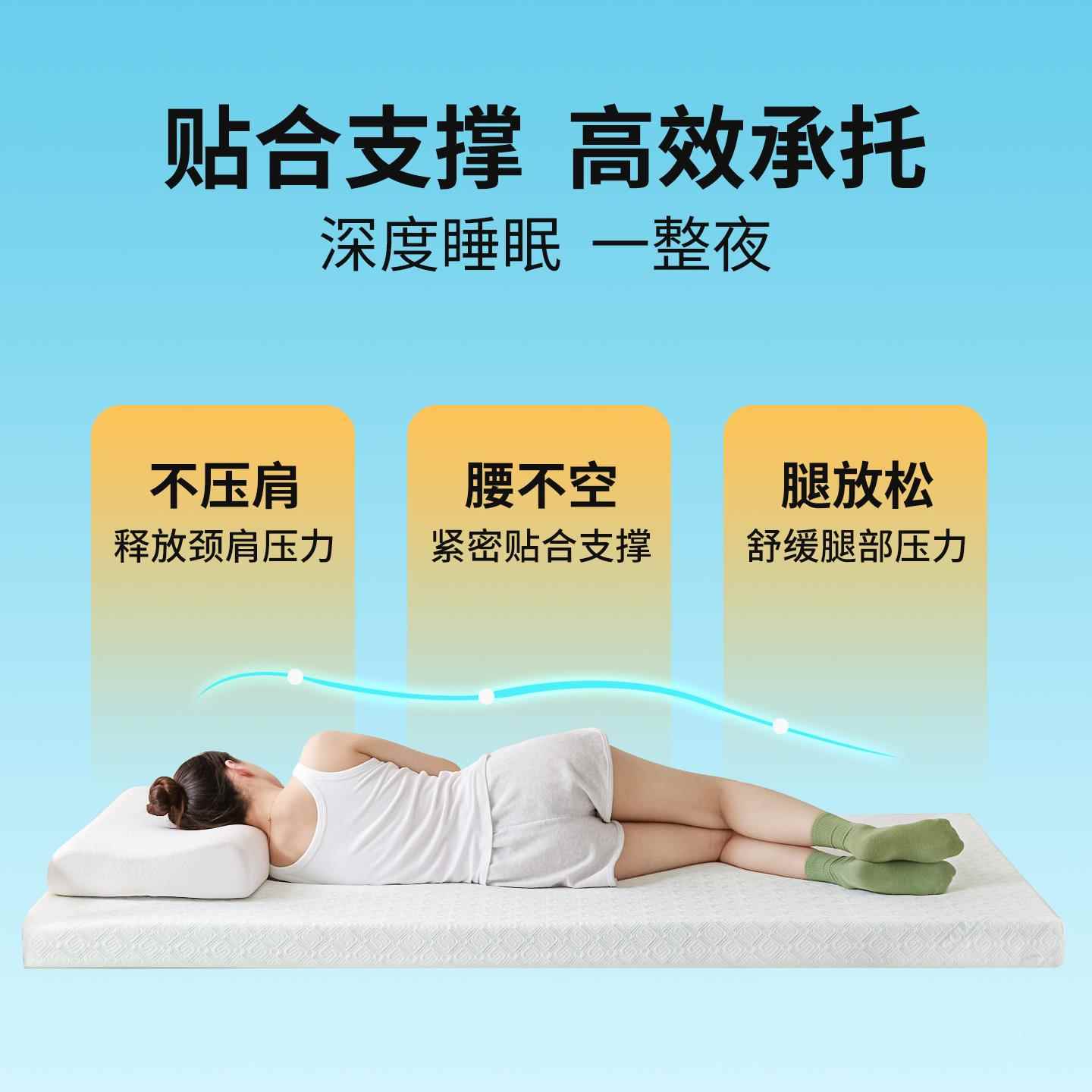 3D可宿空气纤维高中生舍校乳胶床垫住RJCD0-折叠软垫不塌陷学生单