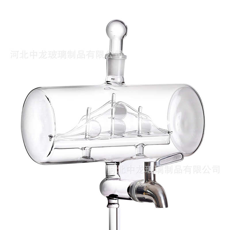 椭圆醒酒酒具高整套带木托玻璃带套装款硼热销硅红酒器杯子