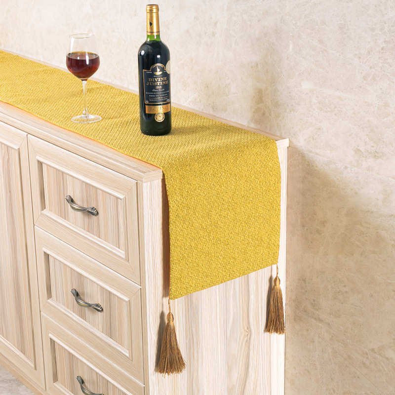 北欧现代简约纯色餐桌桌旗 美式双面纯棉茶几桌巾鞋柜电视柜搭巾,居家布艺,桌旗,淘宝优惠券,粉丝福利购,淘宝优惠卷