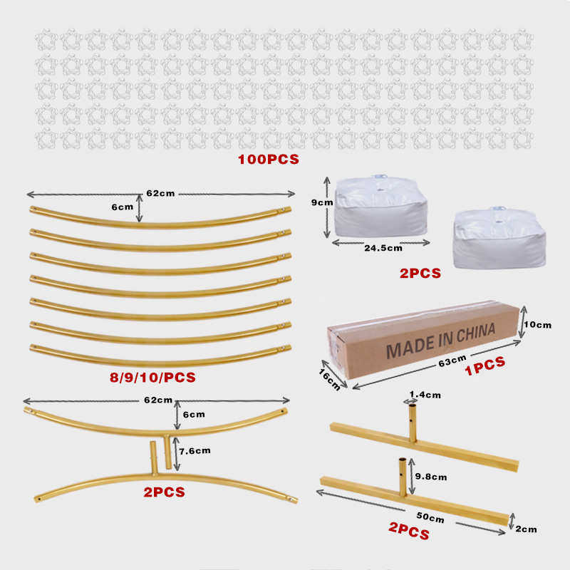 新款批发婚庆用品道具铁拱门圆环架子节日开业户外婚礼背景装饰