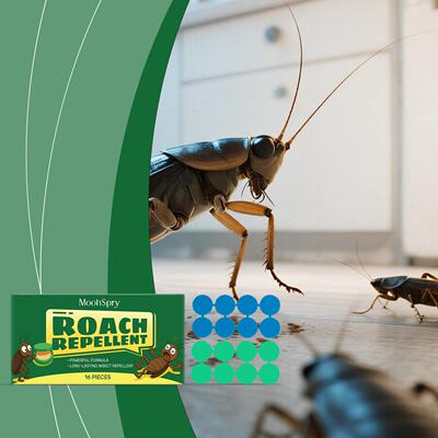 MOONSPRY Cockroach Bait Strips - Effective for Kitchen and L