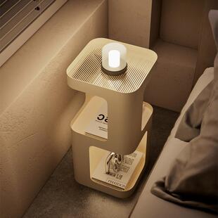 创意超窄极窄床头柜置物架简约边几小型夹缝迷你收纳床边柜