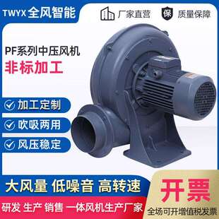 1直叶鼓风机供应中压蒸汽循环风机耐高温真空抽送透浦风机 PF125