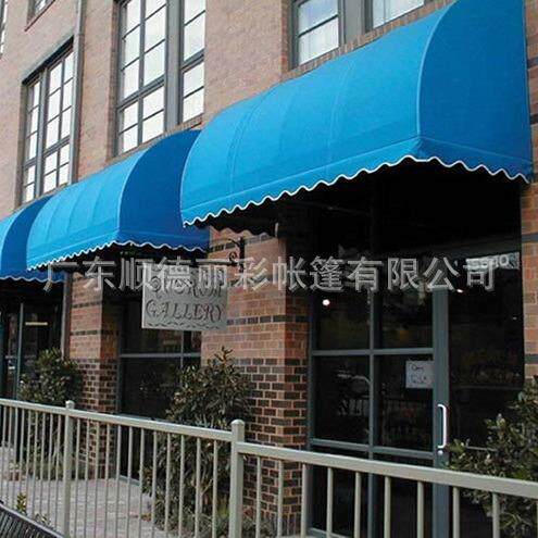 豪华西瓜篷 伸缩防水遮阳棚 固定篷 梯形雨篷 高档小区阳台遮阳棚
