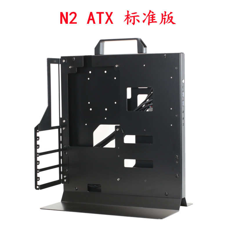开放式MATXATX便携台式水冷风冷异形全侧透显卡竖插装电脑主机箱