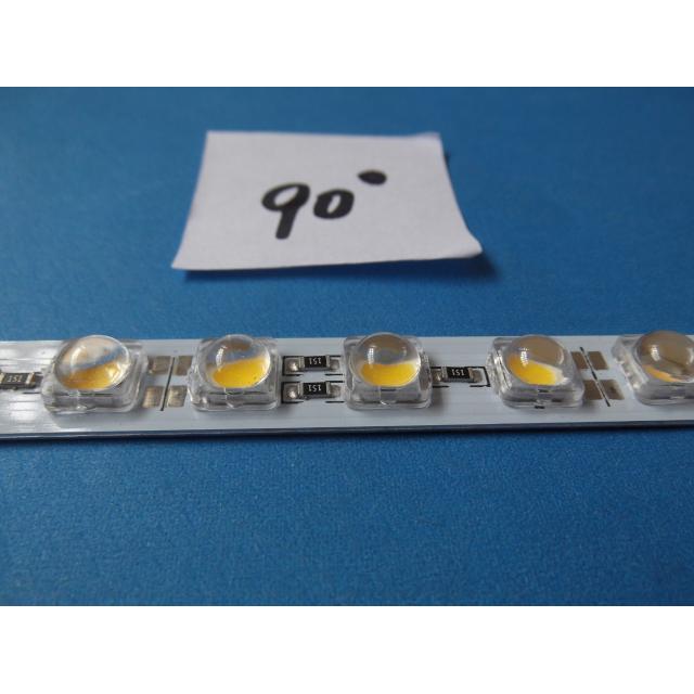 5050LED90度透明光面聚光透镜pc不黄变不开裂工厂专注透镜研发生