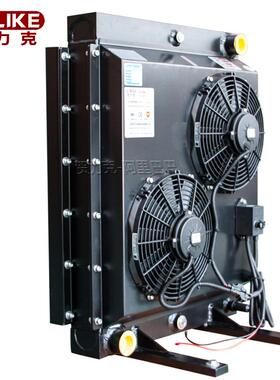 DXT风冷贺力克散热器工程车散热行走工程机械风冷24V风扇自带温控