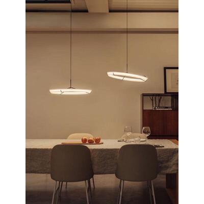 极简客厅吊灯Vibia设计师北欧现代简约创意餐厅卧室艺术圆环灯具