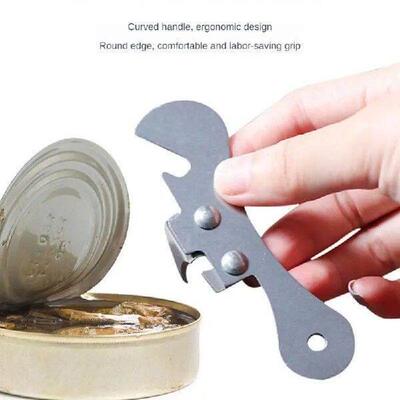 Manual Can Opener Household Stainless Steel Safety Side Cut