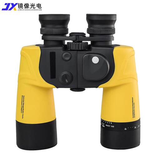 亚马逊新款充氮防水双筒望远镜BAK4高倍高清带罗盘红外测距望远镜