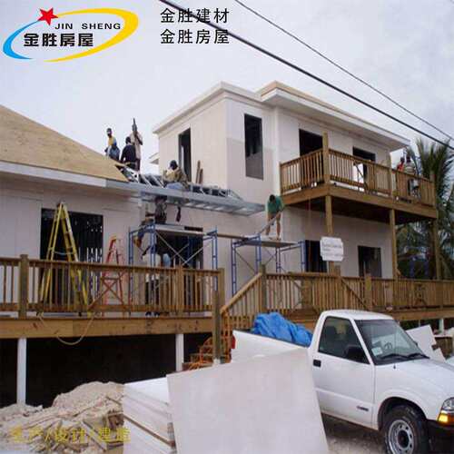 轻钢房屋厂家供应预制房屋 木屋别墅厂家prefab house 隔音隔热