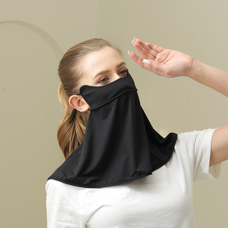 紫外线防晒面罩开车冰丝口罩面罩