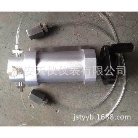微差压压力校验器 膜盒压力表校验器手摇负压泵 手持式微压压力泵