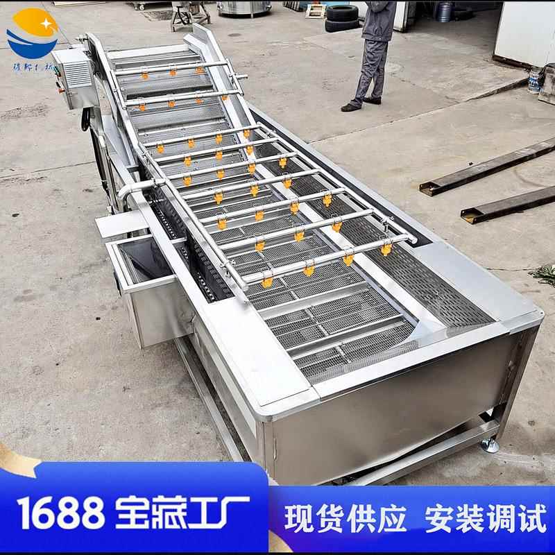 全全动小龙虾加工生产线768龙虾自蒸煮流水线套江苏小龙加工设虾