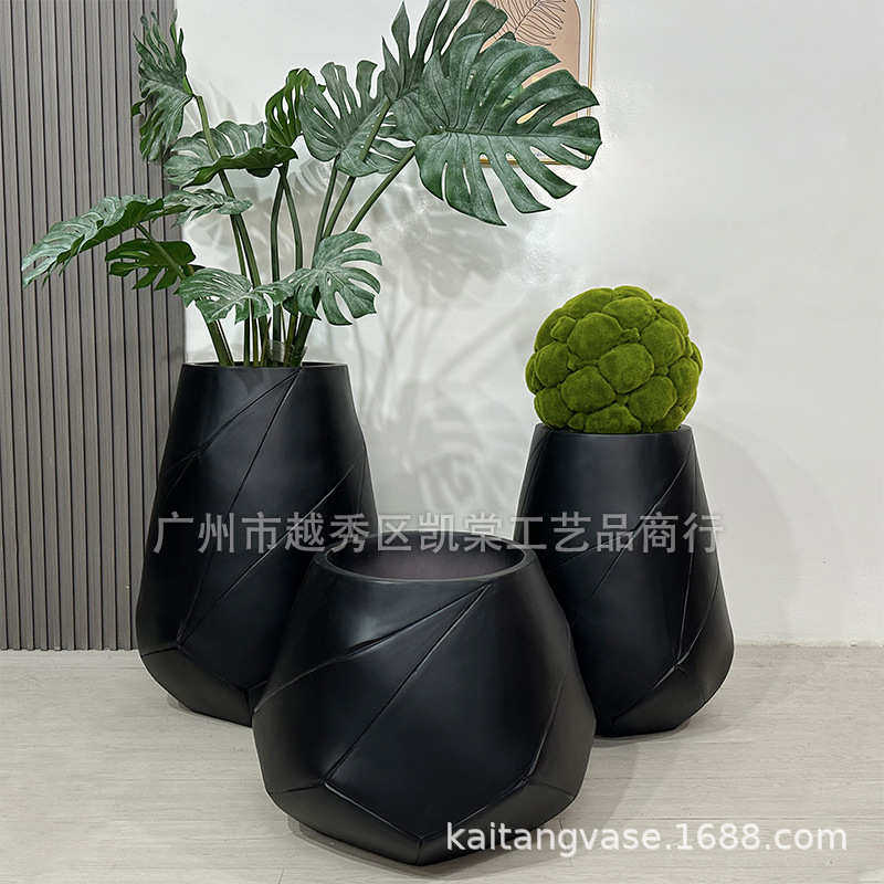 批发简约玻璃钢室内大花盆组合摆设KTV前台花艺装饰酒店别墅商场,鲜花速递/花卉仿真/绿植园艺,花盆,淘宝优惠券,粉丝福利购,淘宝优惠卷
