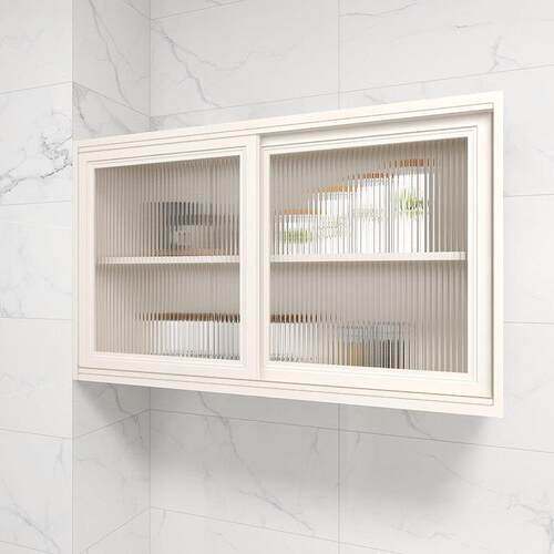 防水铝合金厨房移门吊柜浴室玻璃拉门储物柜趟门壁挂柜定制