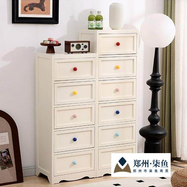 实木五斗柜客厅边角柜抽屉储物柜卧室床头柜收纳迷你木质窄小柜子