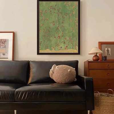 法式复古客厅装饰画感卧室挂画中古风油画玄关柜摆画艺术壁画装饰