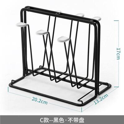 玻杯子T123收纳置物沥水轻奢璃水杯挂架子家架架用倒挂杯茶杯架带