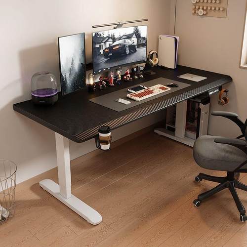 电脑桌电升降桌全动办公桌成人升降自电脑桌书桌学357新习电竞动