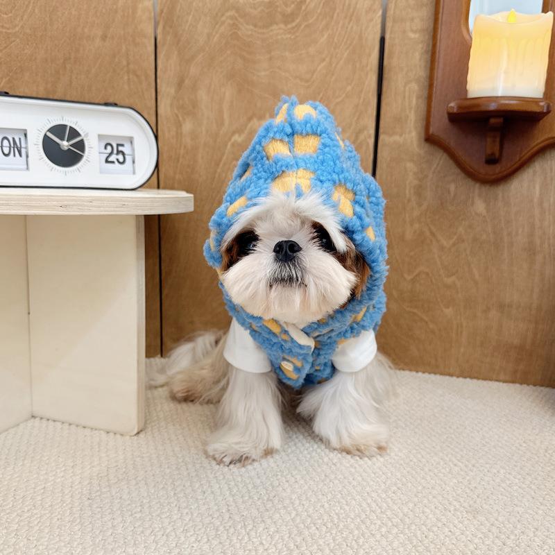 狗狗衣服宠物秋冬法斗雪纳瑞比熊马尔济斯西施小型犬羊羔绒马甲