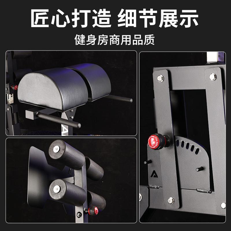 F113商用健身房部器马械多功能重型臀火腿罗椅山羊挺腹肌臀腿训身