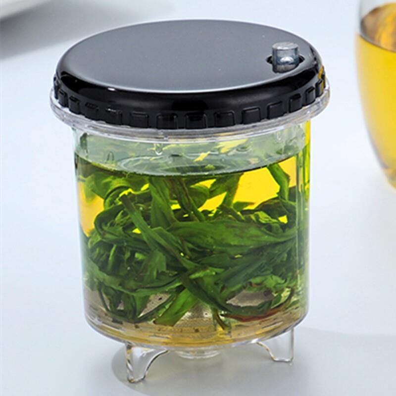 飘逸杯玲珑杯茶道杯泡茶壶按压过滤内胆 分盖PC内胆两件式茶壶滤