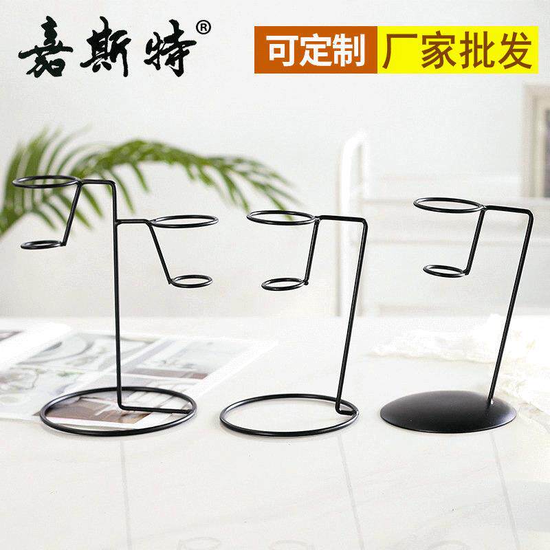 铁艺冰淇淋架甜筒蛋筒圣代脆皮展示架餐厅冷饮店展示装饰架架饰