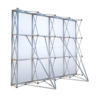 户外防风拉网展架广告桁架喷绘背景架折叠海报签到墙展示架子