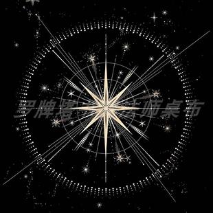 魔法阵星空 塔罗桌布 塔罗牌桌布 罗牌塔书卡牌布塔牌罗 绒布桌垫